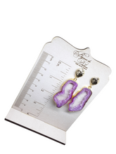 Load image into Gallery viewer, Agate Slice Earrings
