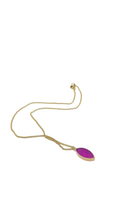 Load image into Gallery viewer, Pink Druzy Necklace
