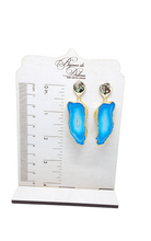 Load image into Gallery viewer, Agate Slice Earrings
