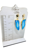 Load image into Gallery viewer, Agate Slice Earrings
