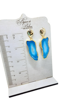 Load image into Gallery viewer, Agate Slice Earrings
