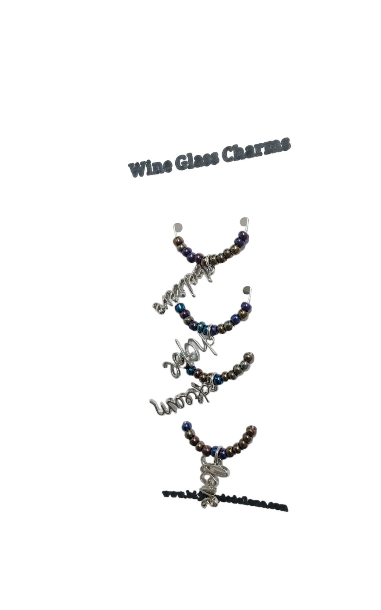 Inspirational Wine Glass Charms