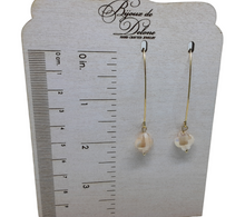 Load image into Gallery viewer, Ivory Crystal Earrings
