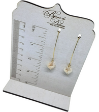 Load image into Gallery viewer, Ivory Crystal Earrings
