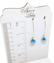 Load image into Gallery viewer, Green Crystal Earrings
