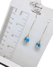 Load image into Gallery viewer, Green Crystal Earrings
