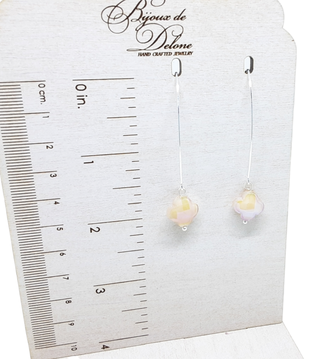 Ivory Crystal Earrings