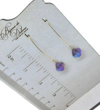 Load image into Gallery viewer, Purple Crystal Earrings
