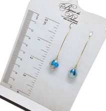 Load image into Gallery viewer, Green Crystal Earrings
