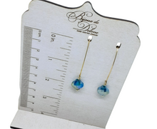 Load image into Gallery viewer, Green Crystal Earrings
