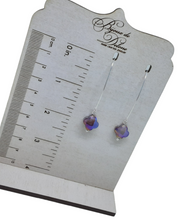 Load image into Gallery viewer, Purple Crystal Earrings
