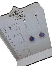 Load image into Gallery viewer, Purple Crystal Earrings
