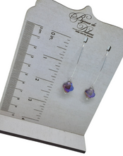 Load image into Gallery viewer, Purple Crystal Earrings
