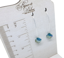 Load image into Gallery viewer, Green Crystal Earrings
