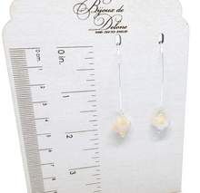 Load image into Gallery viewer, Ivory Crystal Earrings
