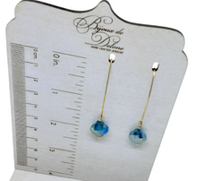 Load image into Gallery viewer, Green Crystal Earrings
