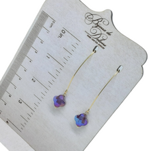 Load image into Gallery viewer, Purple Crystal Earrings
