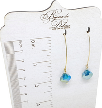 Load image into Gallery viewer, Green Crystal Earrings
