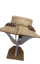 Load image into Gallery viewer, Brown Pearl Necklace Set
