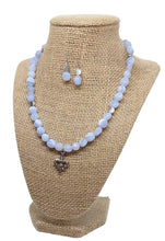 Load image into Gallery viewer, Light Blue Nugget Necklace Set
