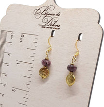 Load image into Gallery viewer, Rhodonite Fleur-de-lis Necklace Set
