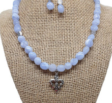 Load image into Gallery viewer, Light Blue Nugget Necklace Set
