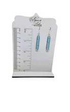 Load image into Gallery viewer, Blue Crystal Earrings
