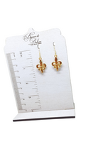 Load image into Gallery viewer, Fleur de lis Earrings
