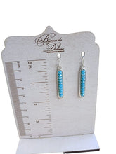 Load image into Gallery viewer, Blue Crystal Earrings
