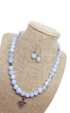 Load image into Gallery viewer, Light Blue Nugget Necklace Set
