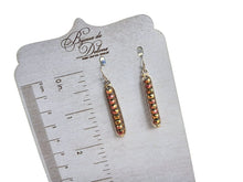 Load image into Gallery viewer, Brown Crystal Earrings
