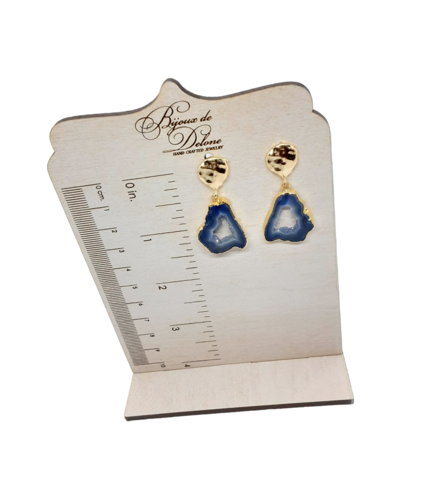 Agate Slice Earrings