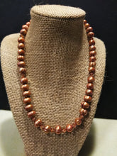 Load image into Gallery viewer, Copper Pearl Necklace
