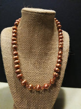 Load image into Gallery viewer, Copper Pearl Necklace
