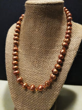 Load image into Gallery viewer, Copper Pearl Necklace
