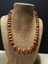 Load image into Gallery viewer, Copper Pearl Necklace
