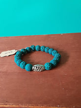 Load image into Gallery viewer, Blue Lava Bead Bracelet
