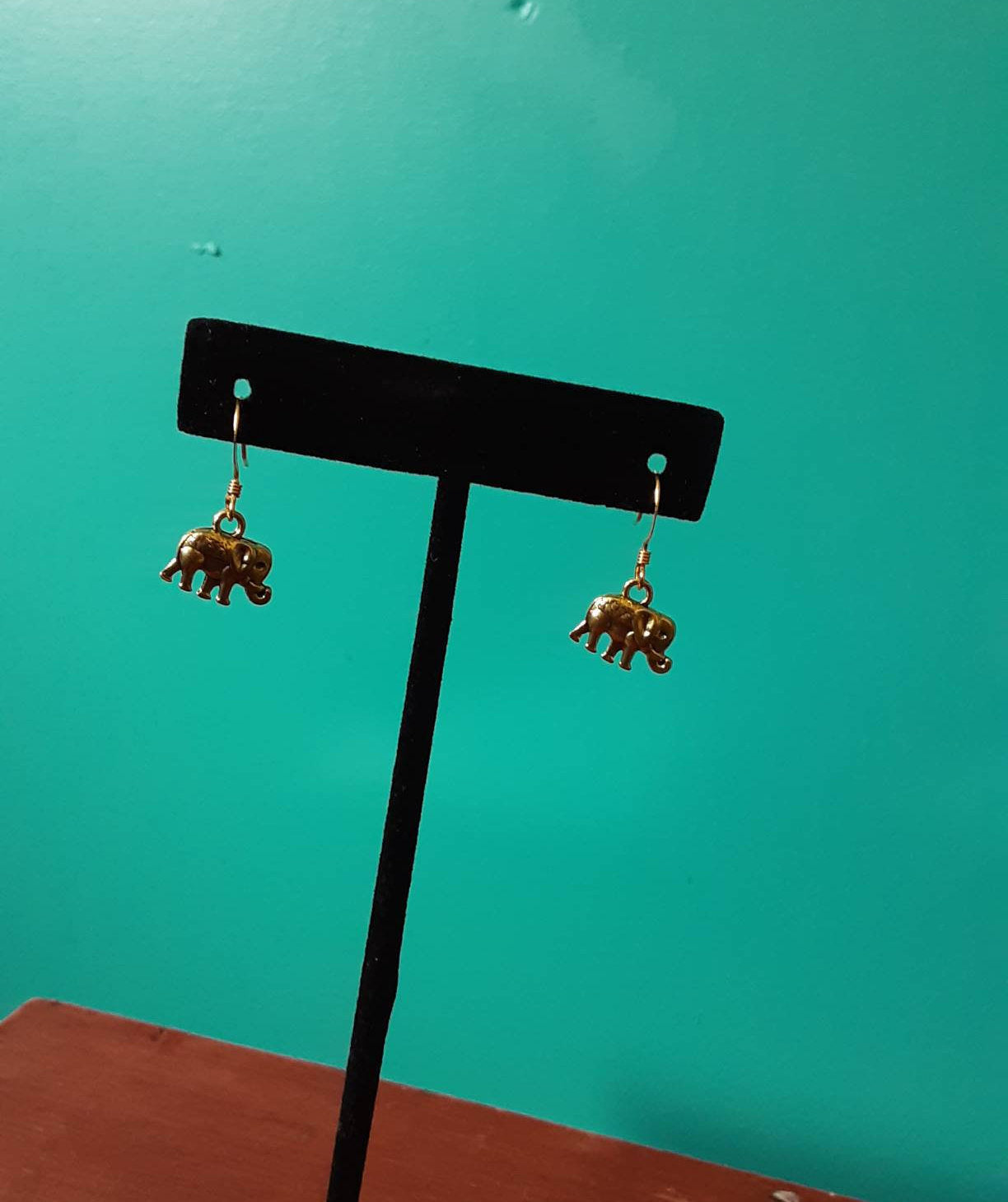 Small elephant earrings