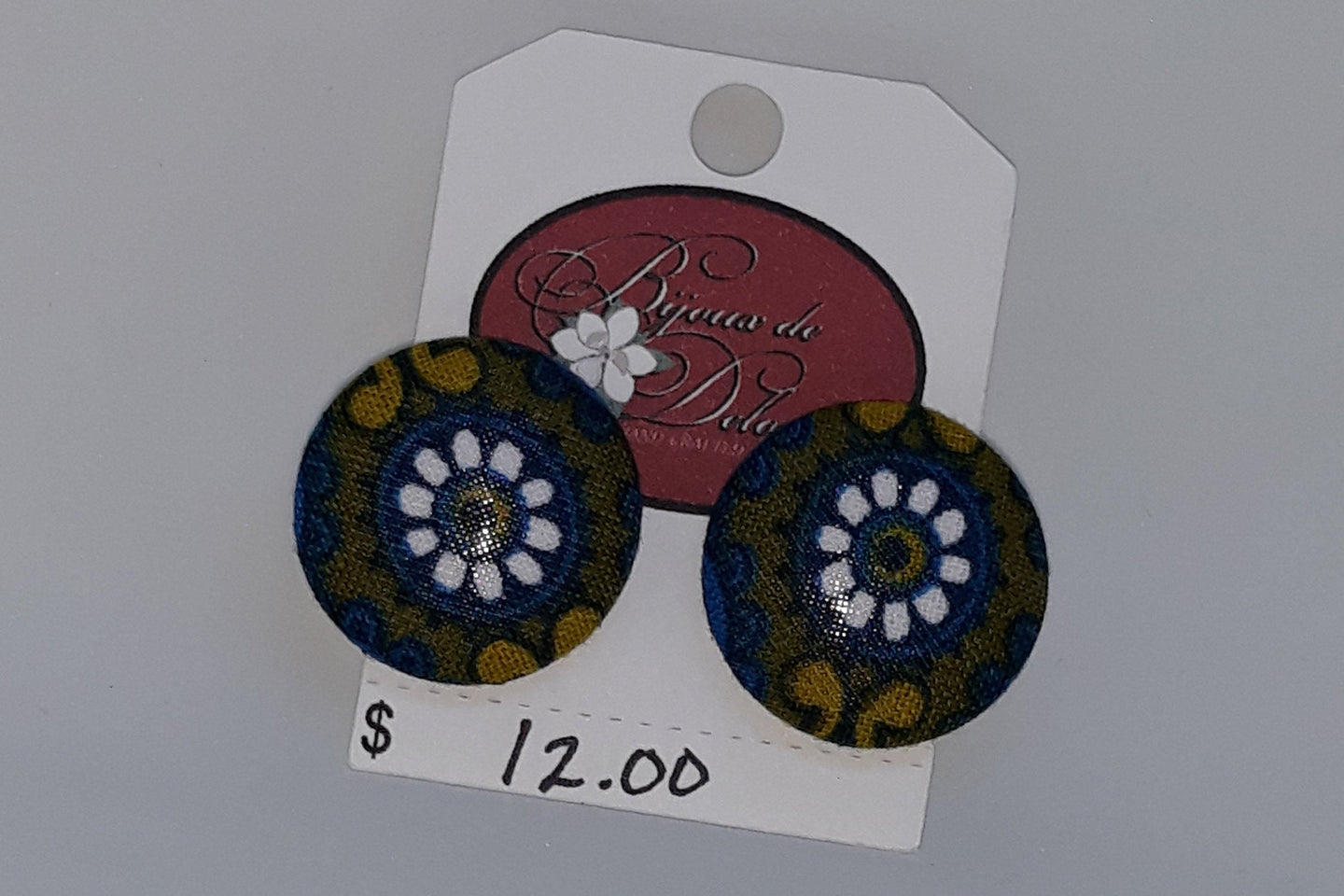 Button Earrings BE4010