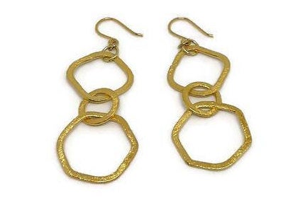 Gold Dangling earrings B9