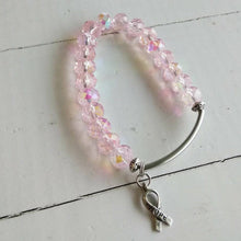 Load image into Gallery viewer, Pink Crystal Bracelet B1924
