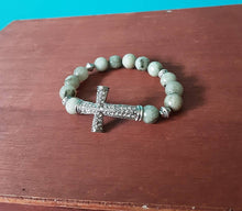 Load image into Gallery viewer, Large Cross Bracelet
