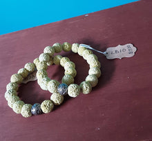 Load image into Gallery viewer, Yellow Lava Bead Bracelet
