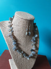 Load image into Gallery viewer, Labradorite Necklace Set
