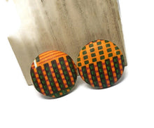Load image into Gallery viewer, African Print Earrings BDD4
