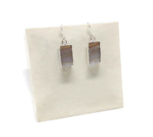 Load image into Gallery viewer, Amethyst Slice Earrings
