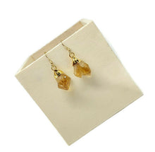 Load image into Gallery viewer, Citrine Nugget Earrings
