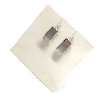 Load image into Gallery viewer, Amethyst Slice Earrings
