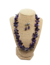 Load image into Gallery viewer, Amethyst Necklace Set
