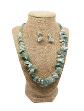 Load image into Gallery viewer, Green Aventurine Necklace Set
